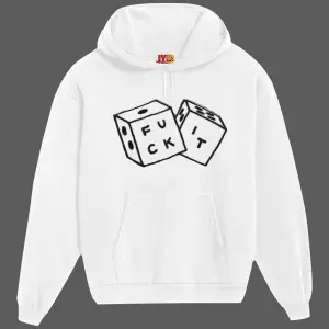 Unisex Beyaz Zar Baskılı Sweatshirt