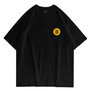 Unisex Bitcoin Beyaz Tshirt