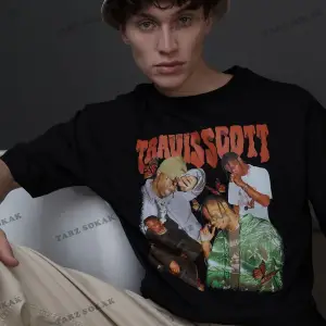 Unisex Butterfly Travis Scott Siyah