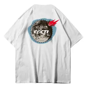 Unisex Cacti Impact Tshirt Beyaz