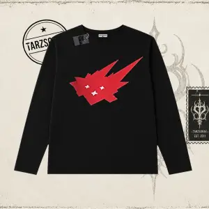 Unisex Cacti Travis Scott Biskilet Yaka  Long Sleeve Beyaz
