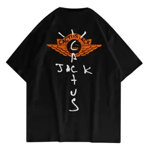 Unisex Cactus Jack 101 Siyah Tshirt