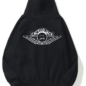 Unisex Cactus Jack Air Siyah Sweatshirt