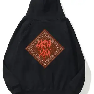 Unisex Cactus Jack Bandana Siyah Sweatshirt