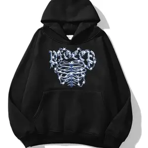 Unisex Cage 101 Sweatshirt Hoodie Siyah
