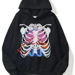 Unisex Cage Sweatshirt Hoodie Siyah