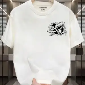 UNİSEX Çatlak Dino T-shirt