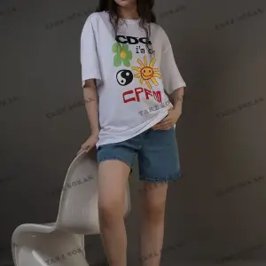 Unisex Cdg Im Ok! Cpfm Beyaz