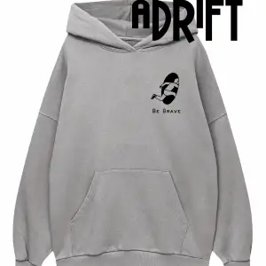 Unisex Cesur Ol Özel Tasarım Swearshirt Hoodie Beyaz