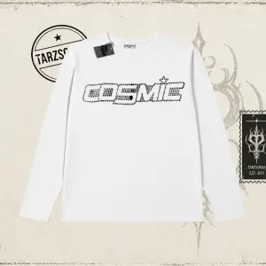 Unisex Cosmic Biskilet Yaka  Long Sleeve Beyaz