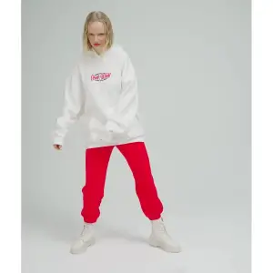 Unisex Cruel World Sweatshirt Hoodie Beyaz