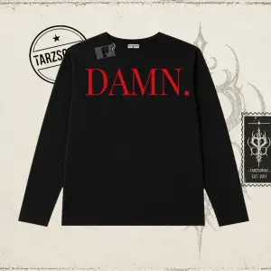 Unisex Damn Kendrick Lamar Biskilet Yaka  Long Sleeve Beyaz