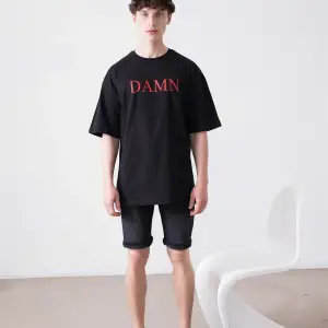 Unisex Damn Kendrick Lamar Siyah Tshirt