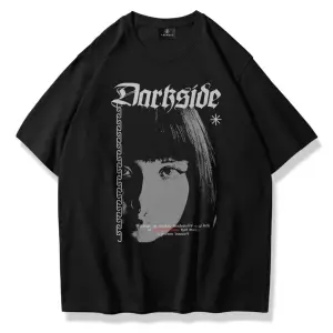 Unisex Darkside Tshirt Siyah