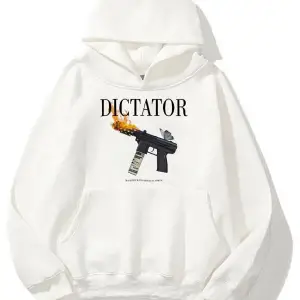 Unisex Dictator Beyaz Sweatshirt