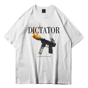Unisex Dictator Beyaz Tshirt