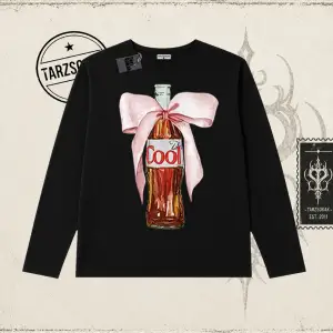 Unisex Diet Cool Biskilet Yaka  Long Sleeve Beyaz
