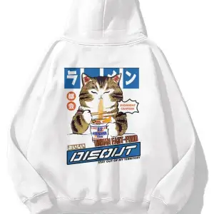 Unisex Disout Sweatshirt Beyaz