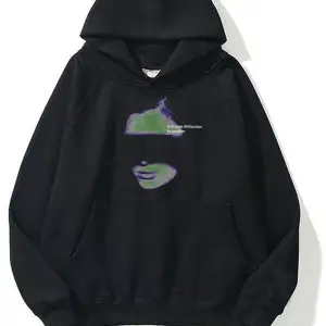 Unisex Distraction Sweatshirt Hoodie Siyah