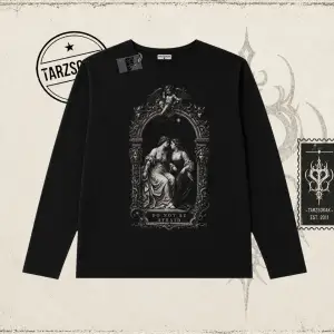 Unisex Do not be Afraid Biskilet Yaka  Long Sleeve Beyaz