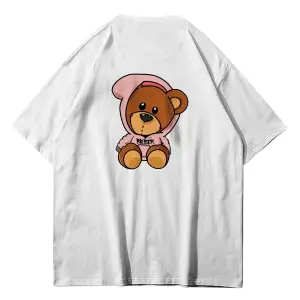 Unisex Drew Bear Beyaz Tshirt
