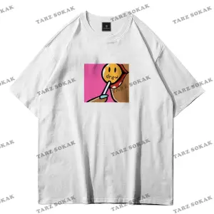 Unisex Drew Lolipop Beyaz Tshirt