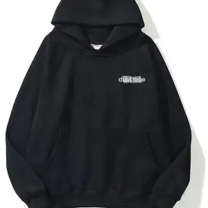 Unisex Duct Tape Sweatshirt Hoodie Siyah