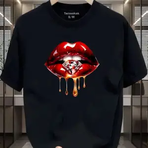 UNİSEX Dudak Lips T-shirt