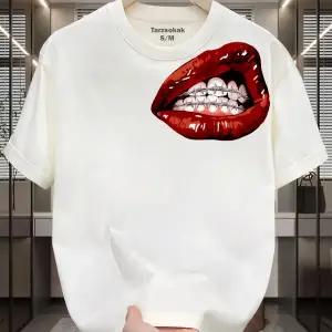 UNİSEX Dudak Lips T-shirt