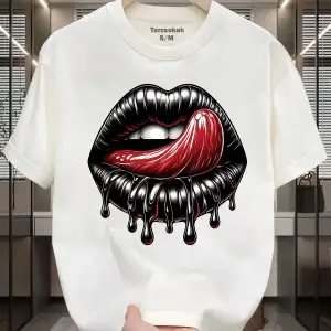 UNİSEX Dudak Lips T-shirt