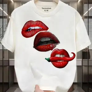 UNİSEX Dudak Lips T-shirt
