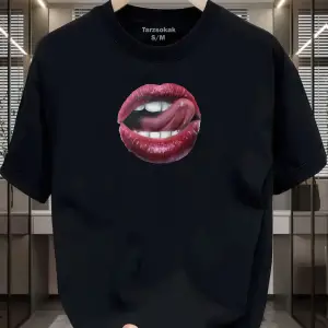 UNİSEX Dudak Lips T-shirt