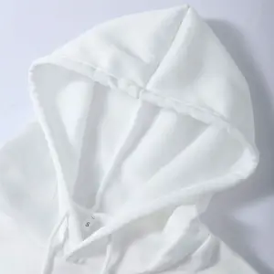 Unisex Erkek/Kadın BB Renkli Özel Baskılı Oversize Kapüşonlu Sweatshirt Beyaz