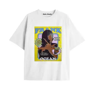 Unisex Erkek Kadın Blond Frank Ocean Beyaz T-SHIRT