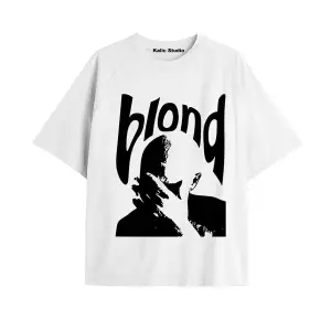 Unisex Erkek Kadın Blond Frank Ocean Beyaz T-SHIRT