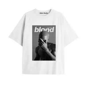 Unisex Erkek Kadın Blond Frank Ocean Beyaz T-SHIRT