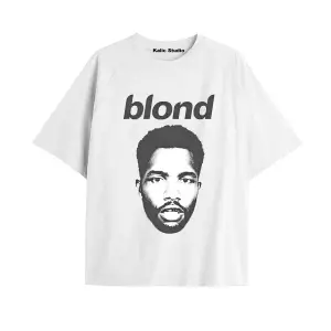 Unisex Erkek Kadın Blond Frank Ocean Beyaz T-SHIRT