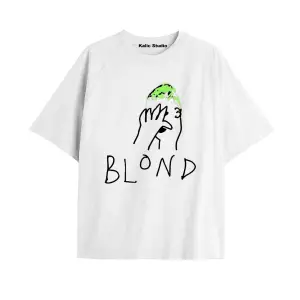 Unisex Erkek Kadın Blond Frank Ocean Beyaz T-SHIRT