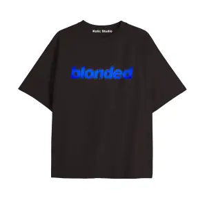 Unisex Erkek Kadın Blond Frank Ocean Siyah T-SHIRT