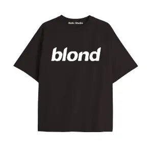 Unisex Erkek Kadın Blond Frank Ocean Siyah T-SHIRT