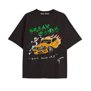 Unisex Erkek Kadın Blond Frank Ocean Siyah T-SHIRT