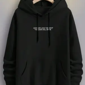 Unisex Erkek/Kadın BREAK Özel Renkli Baskılı Oversize Kapüşonlu Sweatshirt Siyah