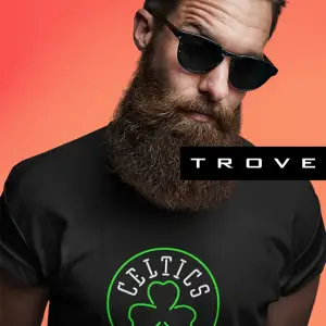 Unısex Erkek Kadın Celtıc Baskılı % 100 Pamuk T-shirt