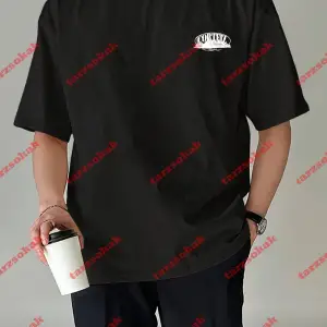 Unisex Erkek/Kadın Corteiz Baskılı Kısa kollu bisiklet yaka t-shirt