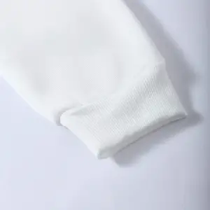 Unisex Erkek/Kadın JUSTDOIT Renkli Özel Baskılı Oversize Kapüşonlu Sweatshirt Beyaz