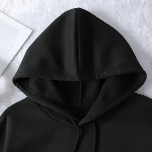 Unisex Erkek/Kadın JUSTDOIT Renkli Özel Baskılı Oversize Kapüşonlu Sweatshirt Beyaz