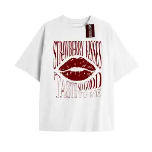 Unisex Erkek/kadın Kalp Kaburga T-shirt Siyah Kod 56