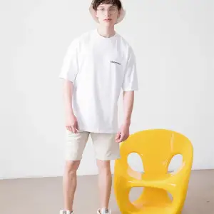 Unisex Essentials 303 Beyaz Tshirt