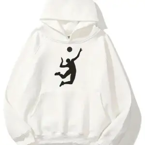 Unisex Filenin Sultanları Voleybol Vargas Baskılı Oversize Sweatshirt Beyaz