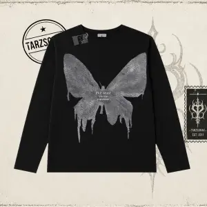 Unisex Fly Zone Biskilet Yaka  Long Sleeve Beyaz